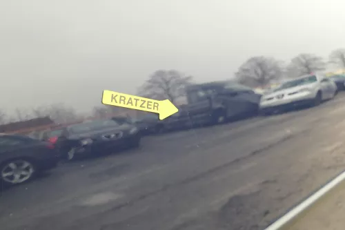 VW Golf 4 Tür vorne links Fahrertür 2/3-Türer blau LA5G ohneAnbauteile (172906)