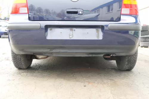 VW Golf 4 Limousine Stoßstange hinten Heckstoßstange Stoßfänger blau LA5G