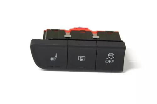 A1 8X Schalter Mehrfachschalter Sitzheizung links Heckscheibe Heizung links ESP (173003)