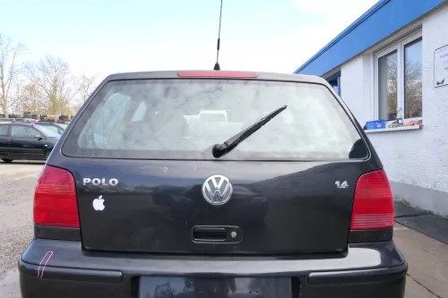 Polo 6N2 Heckklappe Klappe hinten Kofferraumklappe schwarz LC9Z Scheibe