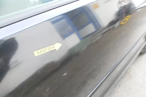 Polo 9N 9N3 Tür vorne rechts Beifahrertür 2/3-Türer schwarz LC9Z ohneAnbauteile (173216)