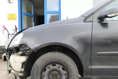 VW Polo 9N3 Kotflügel vorne links schwarz LC9Z