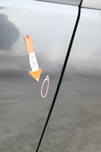 VW Polo 9N3 Kotflügel vorne links schwarz LC9Z (173219)