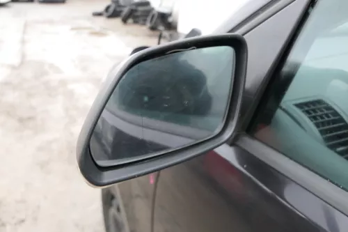 Polo 9N 9N3 elektrischer Spiegel Außenspiegel links vorne schwarz matt Blinker (173225)