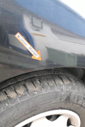 Seat Ibiza 6K Vario Kotflügel vorne rechts schwarz LA9Y Facelift 1999-2002 (173260)