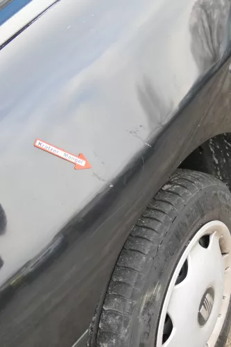 Seat Ibiza 6K Vario Kotflügel vorne links schwarz LA9Y  Facelift 1999-2002 (173261)