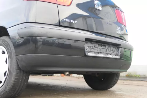 Seat Ibiza 6K Facelfit Stoßstange Heckstoßstange hinten schwarz LA9Y (173269)