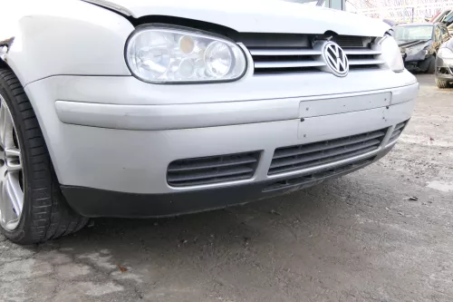 VW Golf 4 1J Stoßstange vorne Stoßfänger vorn grau silber LB7Z Frontstoßstange (173284)