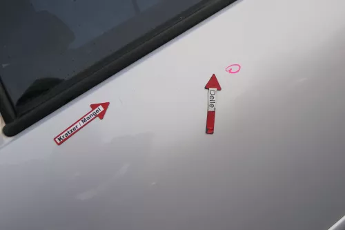 VW Golf 4 Limousine Tür hinten links silber grau LB7Z (KEINkombi) (173287)