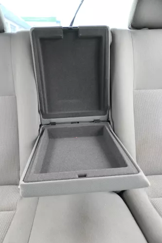 VW Golf 4 Limousine Sitz Rückbank Rücksitzbank hinten Sitze grau OHNE Kopf (173301)