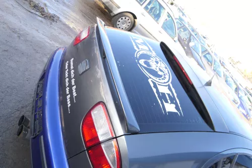 Seat Leon 1M Heckklappe Klappe hinten Kofferraumklappe grau LS7T Spoiler (173335)