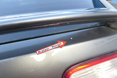 Seat Leon 1M Heckklappe Klappe hinten Kofferraumklappe grau LS7T Spoiler (173335)