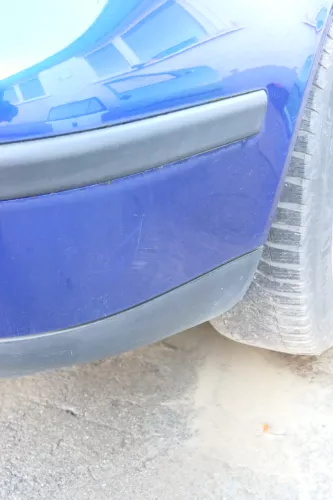 Seat Leon 1M Stoßstange Heckstoßstange hinten blau (173337)