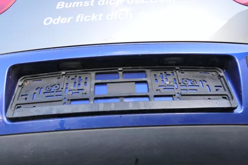 Seat Leon 1M Stoßstange Heckstoßstange hinten blau (173337)