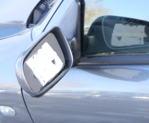 Leon 1M manueller Spiegel Außenspiegel links Glas grau LS7T (173338)