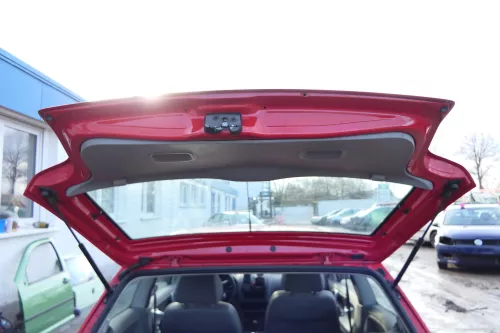 Polo 6N2 Heckklappe Klappe hinten Kofferraumklappe rot LP3G Scheibe (173367)