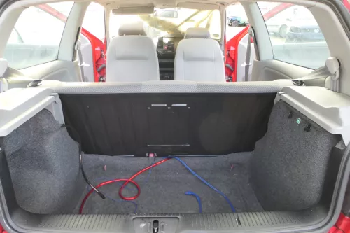 VW Polo 6N2 6N Hutablage Abdeckung Kofferraum off-black Boxen Lautsprecher (173383)