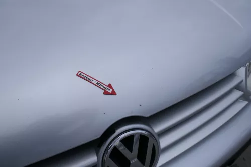 VW Golf 4 Motorhaube Haube Klappe vorne silber grau LA7W grau reflexsilber (173385)