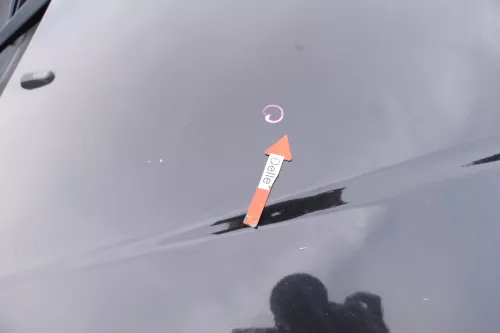 VW Polo 6N Motorhaube Frontklappe Haube vorne Klappe schwarz LC9Z blackmagic (173419)