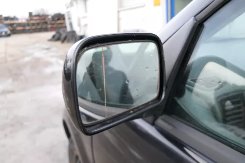 VW Polo 6N mechanisch manuell Spiegel Außenspiegel links schwarz LC9Z (173426)