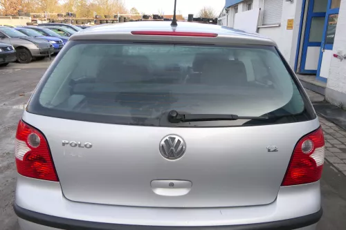 VW Polo 9N Fun Heckklappe Kofferraumklappe Klappe hinten silber LA7W metal