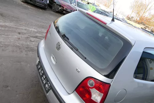 VW Polo 9N Fun Heckklappe Kofferraumklappe Klappe hinten silber LA7W metal (173449)