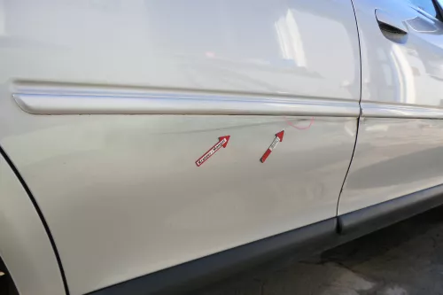 Audi A3 8L Tür Türblatt hinten rechts 4/5-Türer grau silber LY7M (173561)