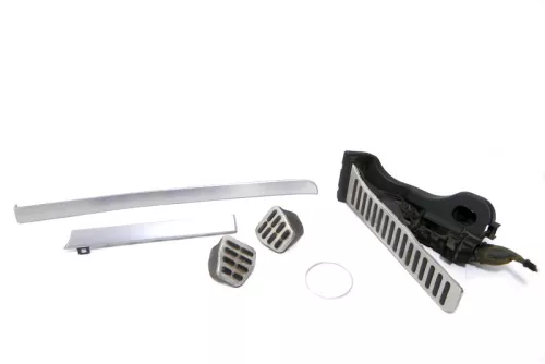 Set Touran Armaturenbrett Verkleidung Klappe Abdeckung Dekor silber alu