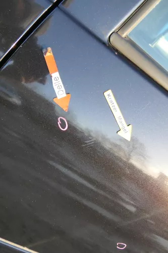 VW Golf 4 Bora Tür hinten links nur Kombi / Variant schwarz LC9Z (173823)