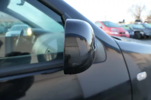 VW Golf 4 Bora manueller Spiegel vorne rechts Außenspiegel schwarz LC9Z bla Glas (173837)