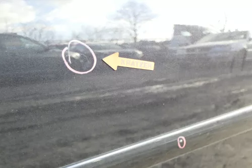 VW Golf 5 V 1K Tür vorne links Fahrertür 4/5-Türer schwarz LC9Z nur TÜRBLATT  (173848)