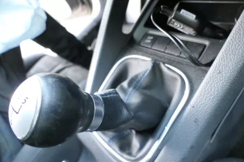 Golf 5 Schaltknauf Schaltsack Schaltung Schaltknüppel Leder 5-Gang 1K0711113BJ (173859)