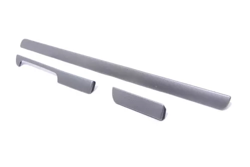 VW Golf 5 1K Verkleidung Abdeckung Dekor silber links + rechts netzoptik silber (173865)