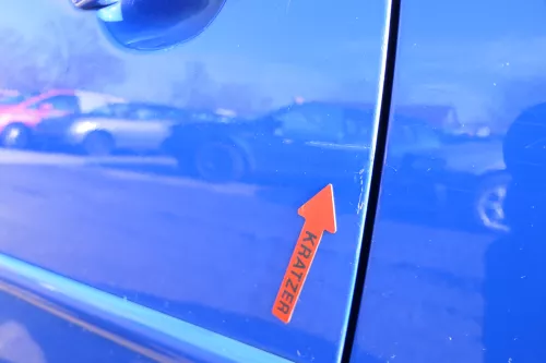 VW Lupo Seat Arosa Tür vorne links Fahrertür blau LW5Z (mechanischer FH) (173907)