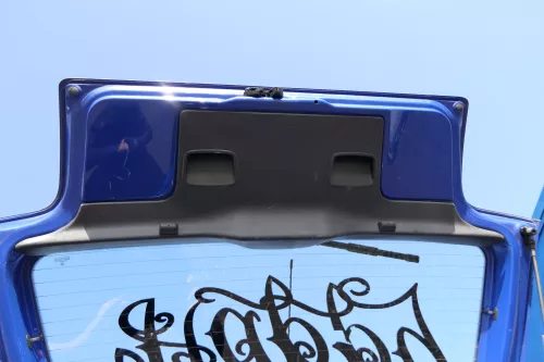 VW Lupo 6X Heckklappe Klappe Kofferraumklappe Scheibe blau LW5Z ohneAnbautei (173909)