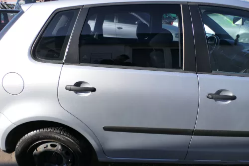 VW Polo 9N 9N3 Tür hinten rechts 4/5-Türer grau silber LA7W - ohne Anbauteile