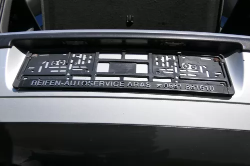 VW Polo 9N 9N3 Stoßstange Heckstoßstange hinten silber LA7W (173984)