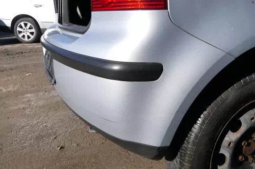 VW Polo 9N 9N3 Stoßstange Heckstoßstange hinten silber LA7W (173984)