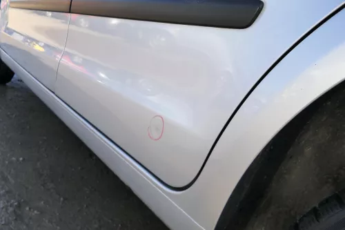 VW Polo 9N 9N3 Tür hinten links 4/5-Türer grau silber LA7W -ohne Anbauteile (173985)