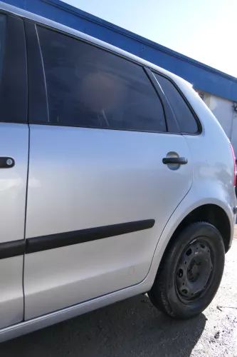 VW Polo 9N 9N3 Tür hinten links 4/5-Türer grau silber LA7W -ohne Anbauteile (173985)