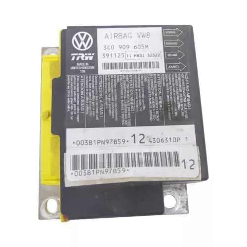 VW Passat 3C Steuergerät Airbag Airbagsteuergerät 3C0909605M 00B (174014)