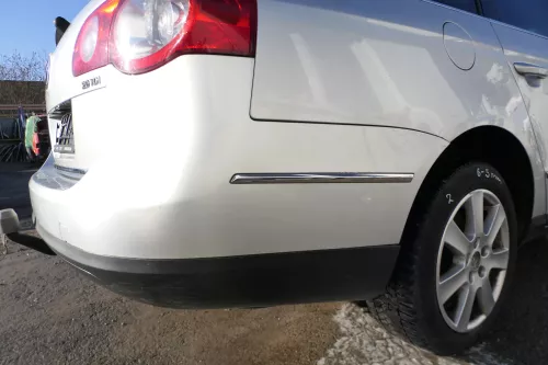 VW Passat 3C Kombi Stoßstange hinten Heckstoßstange Stoßfänger silber grau LA7W (174049)