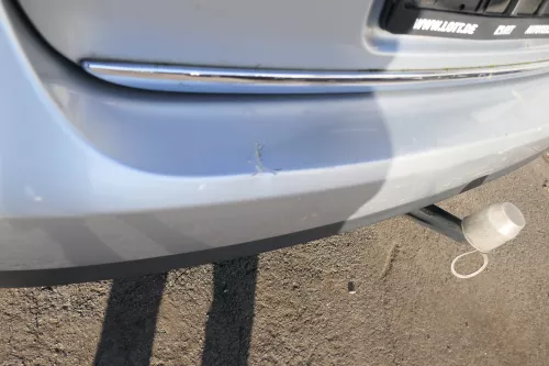 VW Passat 3C Kombi Stoßstange hinten Heckstoßstange Stoßfänger silber grau LA7W (174049)