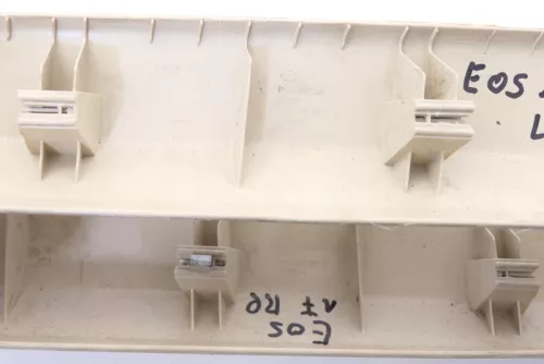 2x VW Eos 1F Einstiegsleisten rechts + links vorne Leisten beige besch UHQ (174074)