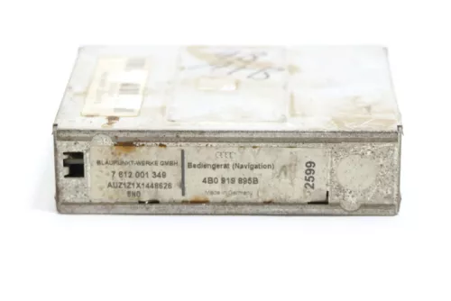 A6 4B Navi Rechner Navigation Steuergerät 4b0919895B Tuner Bediengerät BNO 2599 (174087)