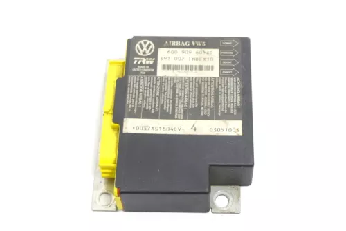 VW Polo 9N Ibiza Steuergerät Airbag Airbagsteuergerät 6Q0909605AD Index 10 Fabia (174190)