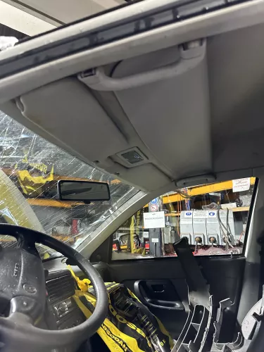 VW Caddy 9K Himmel Innenraum Decke Dachhimmel Dach oben grau vorne (174313)