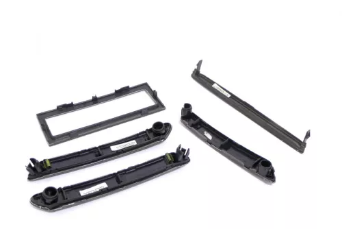 VW Passat 3B 3BG Abdeckung Griff Griffe Tür Blende Dekor netzoptik (174382)