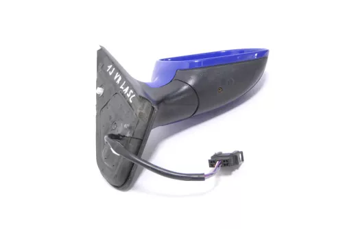 VW Golf 4 Bora elektrischer Spiegel vorne rechts Außenspiegel blau LA5C + Glas (174383)