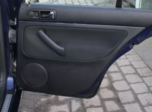 1x VW Golf 4 1J Limousine Türverkleidung Verkleidung Tür hinten rechts schwarz